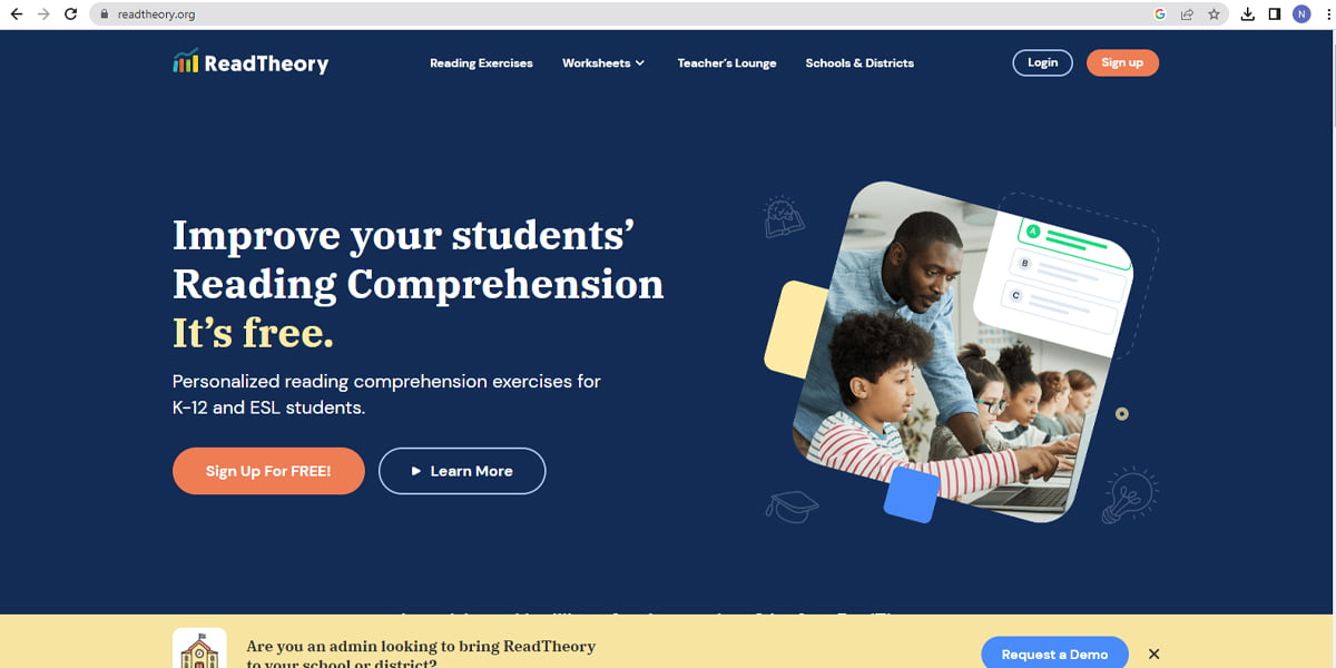 Read Theory Improve students' Reading Comprehension