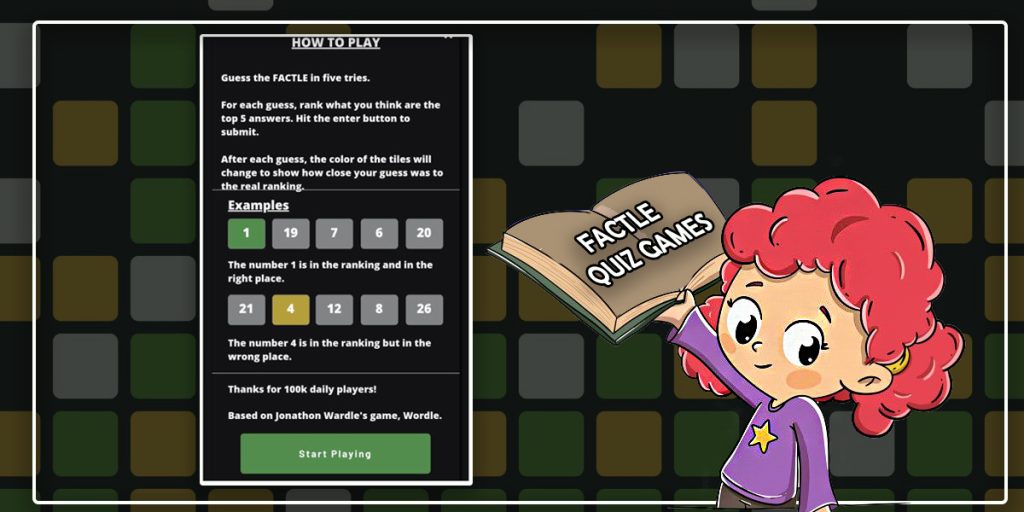 Factle: The Best Word Guessing Game for Students 2 Factle The Best Word Guessing Game for Students 2 1