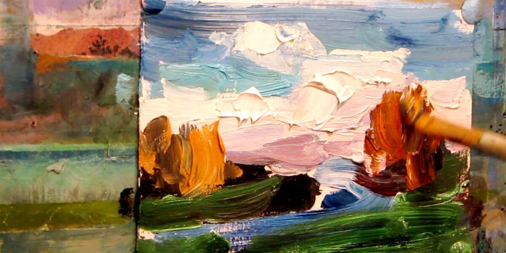 big brush strokes