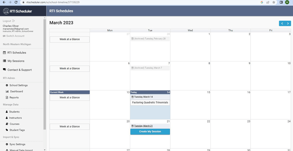 RTI Scheduler: The Tool That Makes Student Scheduling Easy 8 RTI Scheduler