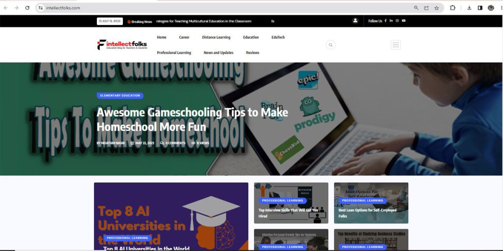 10 Top Education Blogs for Insightful Tips and Strategies 6 intellect folks
