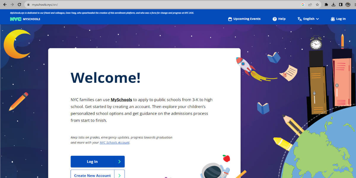 Applying to NYC MySchools? Here’s what you need to know 2 NYC MySchools account