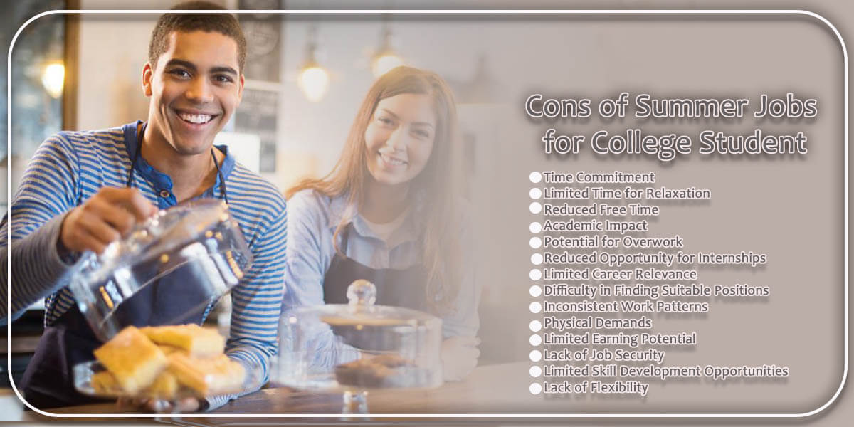 Summer jobs for college students