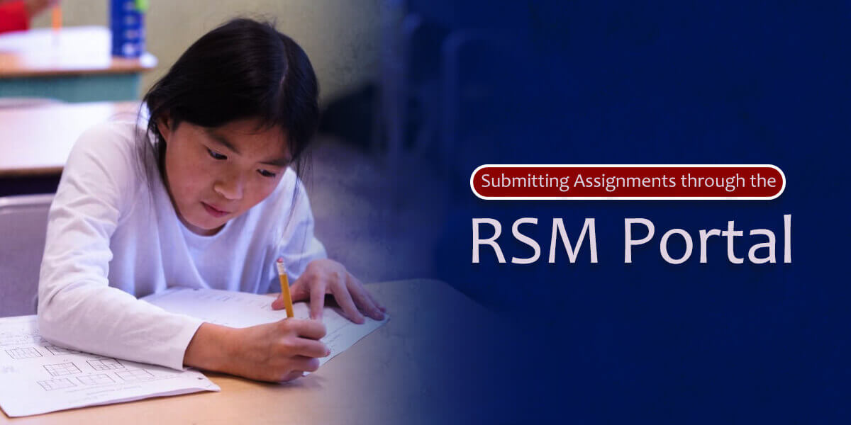 Tutorial on Submitting Assignments through the RSM Portal feature pic