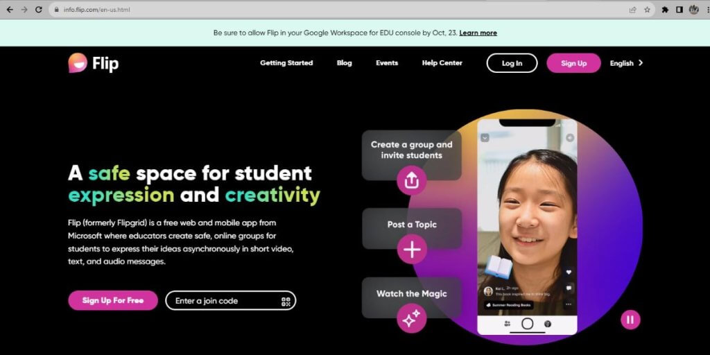 Beyond the Basics: Fresh Approaches to Use Flipgrid in Your Classroom 3 Flipgrid Login
